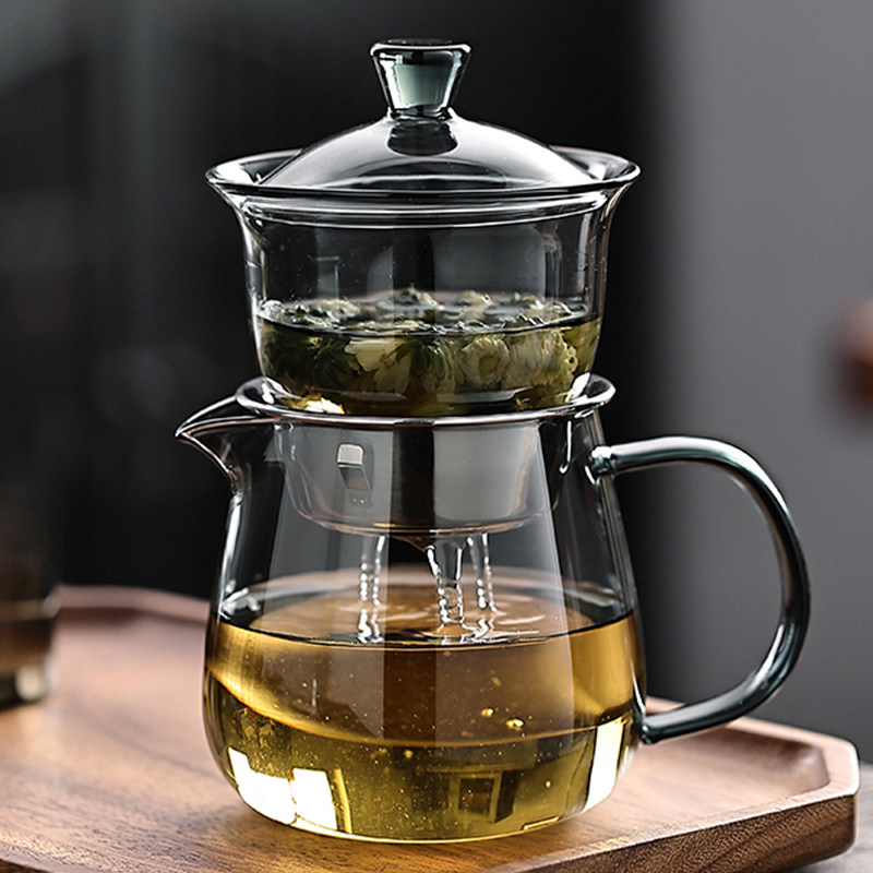 全玻璃冲泡茶器自动出水懒人专用