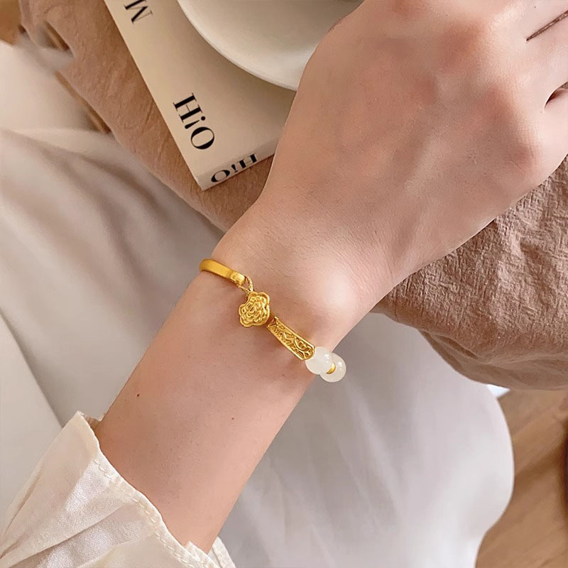 新中式串珠手链女仿真金