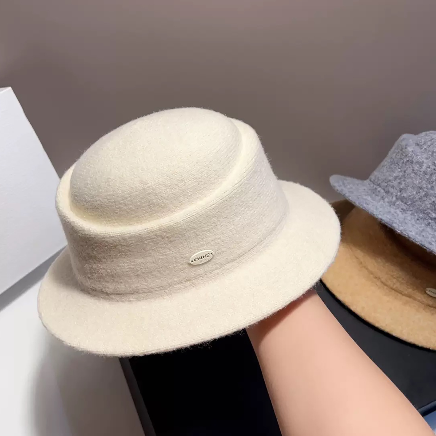 法式赫本风优雅复古礼帽千金帽