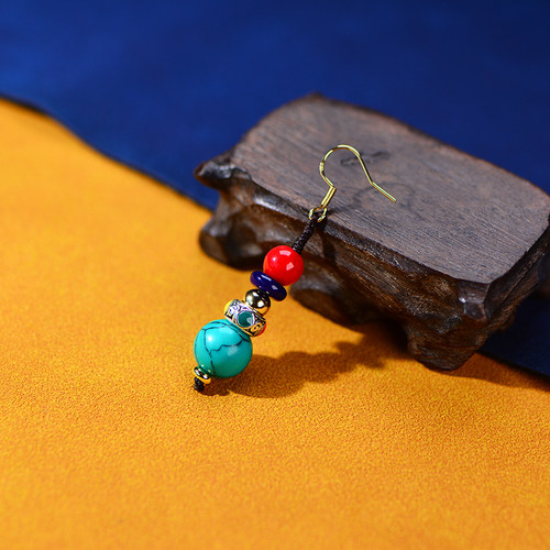 西藏旅游单边耳坠男生民族风