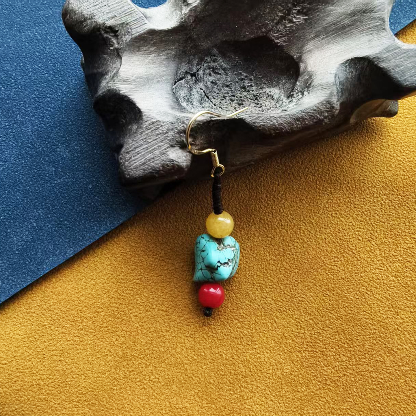 康巴草原首饰优化绿松石耳环