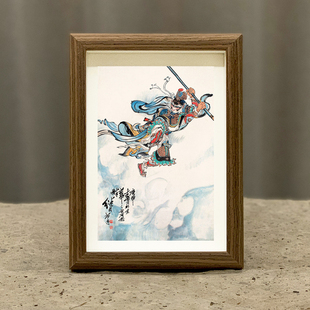 刘继卣大闹天宫挂画摆台西游记神话孙悟空玄关中式装饰国画礼物
