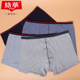 2条装 9909柔软莫代尔纯色富哥肥佬加大码 男士 络华男士 平角内裤 头
