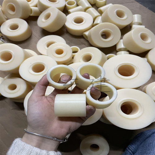 POM棒尼龙棒耐高温PTFE四氟PVDF密封圈垫片轴套滑块PPS棒加工定制