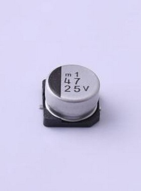 UWX1E470MCL1GB 贴片型铝电解电容 47uF ±20% 25V SMD,D8xL5.4mm