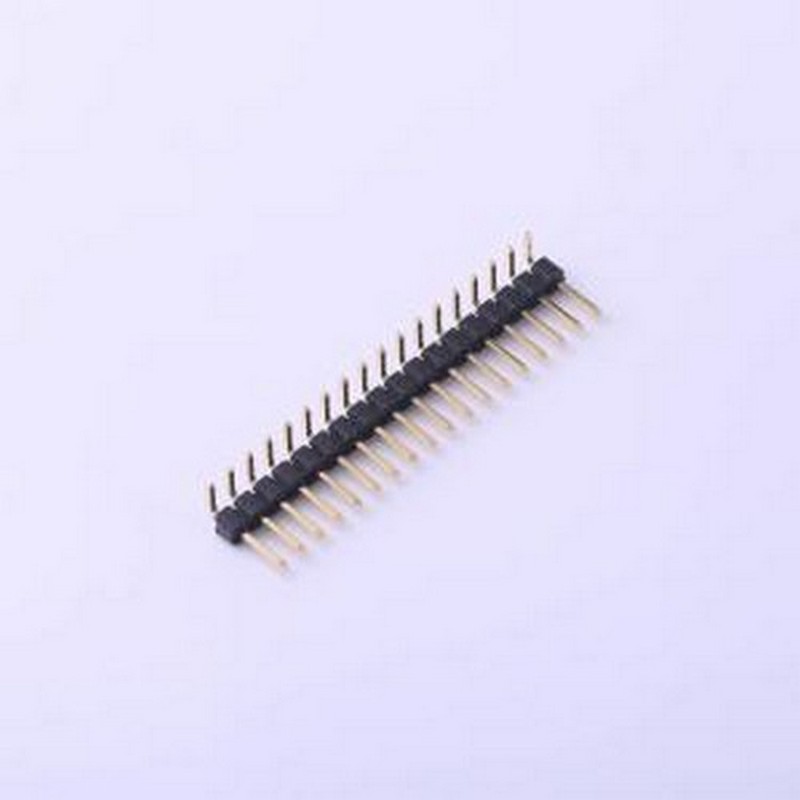 KH-A2541WR-18P 排针 间距:2.54mm 1x18P 弯插 方针 弯插,P=2.54m