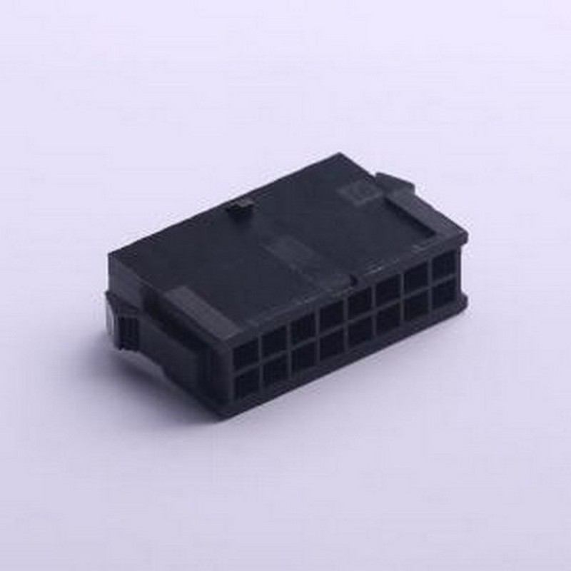 HX30002-16R bk 胶壳(线对板/线对线) 3mm 2x8P P=3mm
