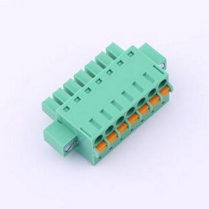 MX15EDGKDM-3.81-07P-GN01-Cu-A 插拔式接线端子 螺丝固定 1x7P 3