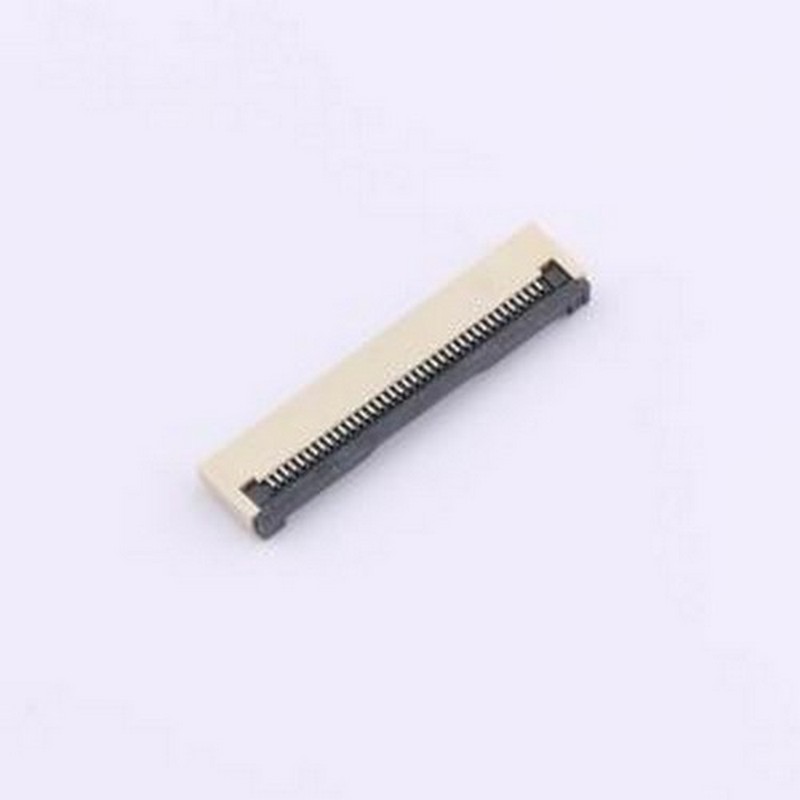 KH-FG0.5-H2.0-39PIN-SMT FFC/FPC连接器 翻盖式 下接 P数:39P 间