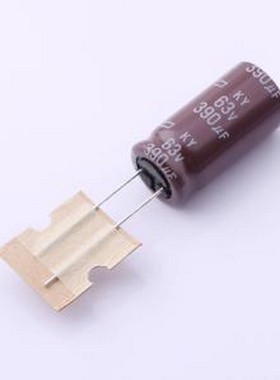 EKY-630ETD391MK25S 直插铝电解电容 390uF ±20% 63V 插件,D12.5