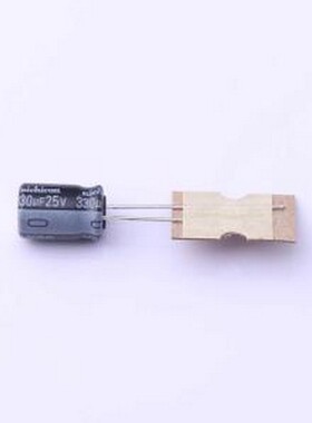 UVK1E331MPD1TD 直插铝电解电容 330uF ±20% 25V 插件,D8xL11.5m