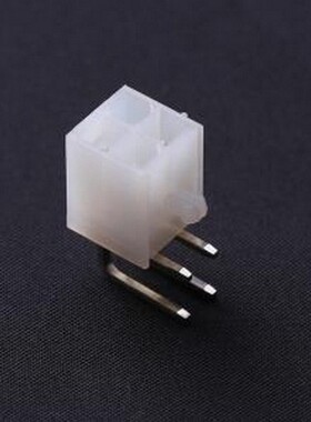 C4255WR-F-2X02P 线对板针座 2x2P 间距:4.2mm 弯插 白色半透明