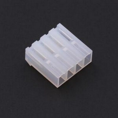 HX CH3.96-4P 胶壳(线对板/线对线) 1x4P 3.96mm P=3.96mm