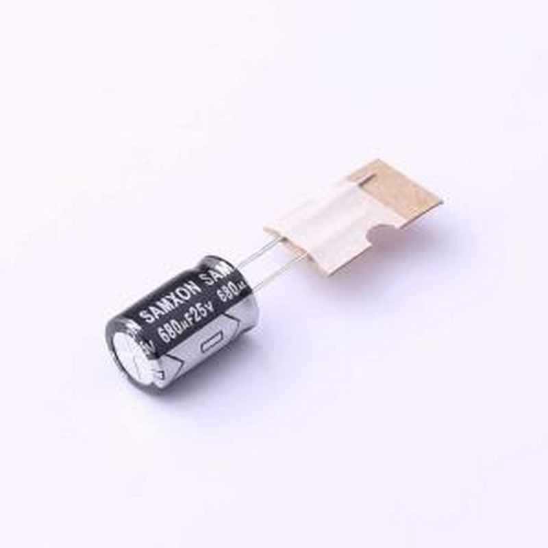 ESK687M1EG16TC 直插铝电解电容 680uF ±20% 25V 插件,D10xL16mm