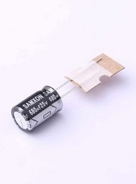 ESK687M1EG16TC 直插铝电解电容 680uF ±20% 25V 插件,D10xL16mm