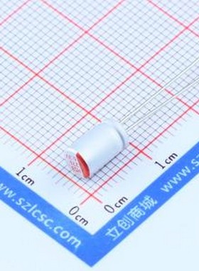 HS0J277M0508PC 固态电容 270uF ±20% 6.3V 插件,D5xL8mm