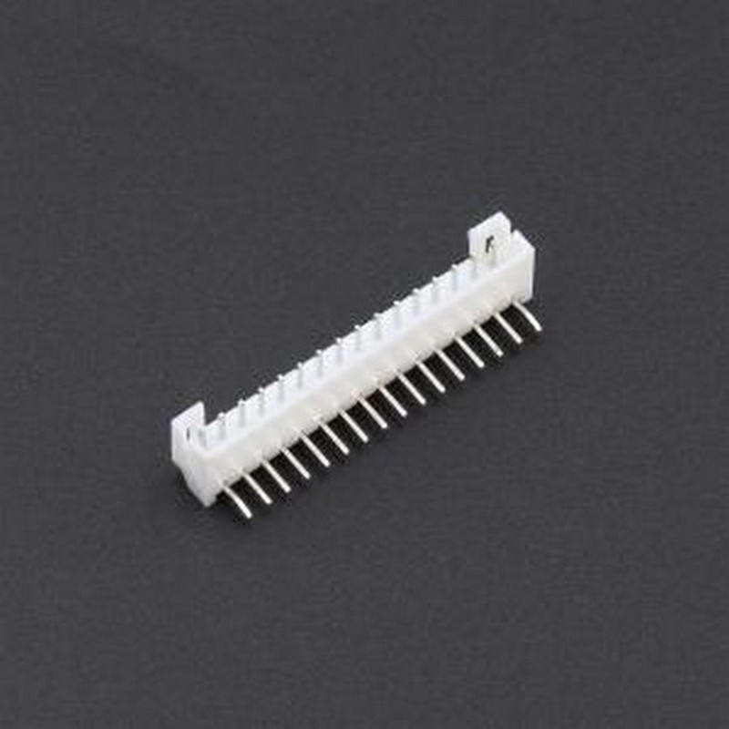 PH-16AWD 线对板针座 1x16P 间距:2mm 弯插 系列:PH 弯插,P=2mm