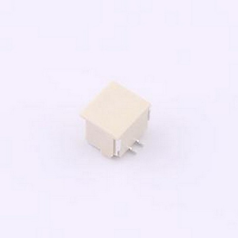 WF-1E125B2P 线对板针座 间距1.25mm带扣 立贴 1x2P SMD,P=1.25mm