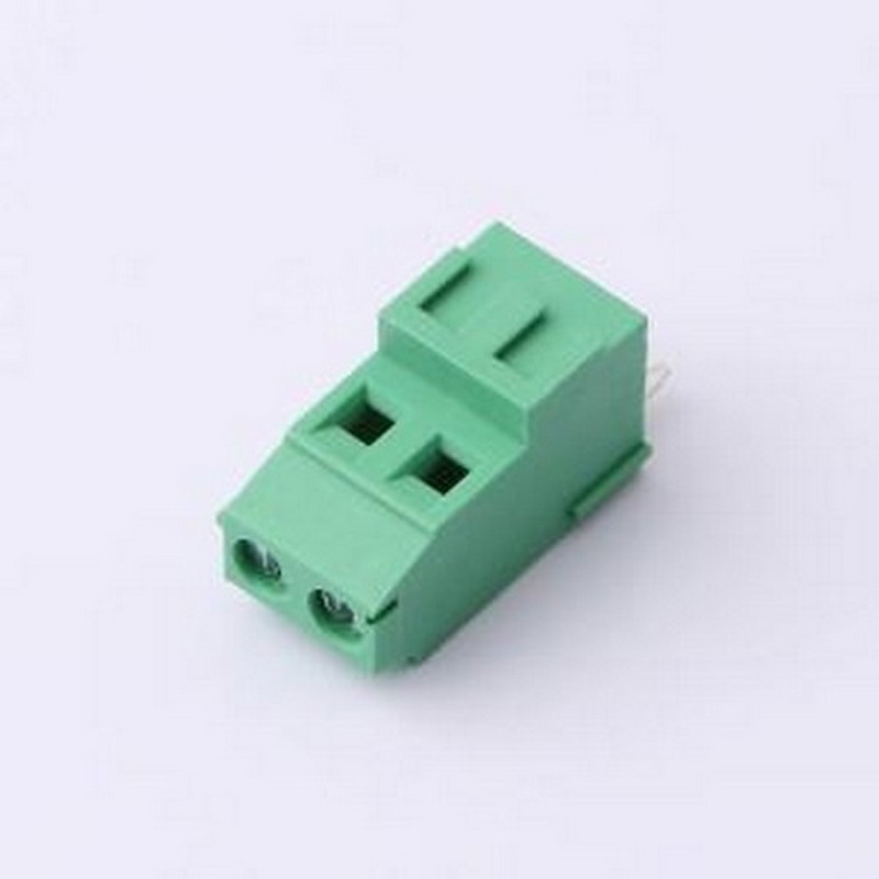 MX128H-3.81-02P-GN01-Cu-Y-A 螺钉式接线端子 1x2P 3.81mm 直插