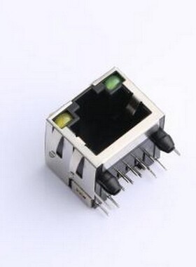 RC01288 以太网连接器(RJ45 RJ11) 带LED 插件