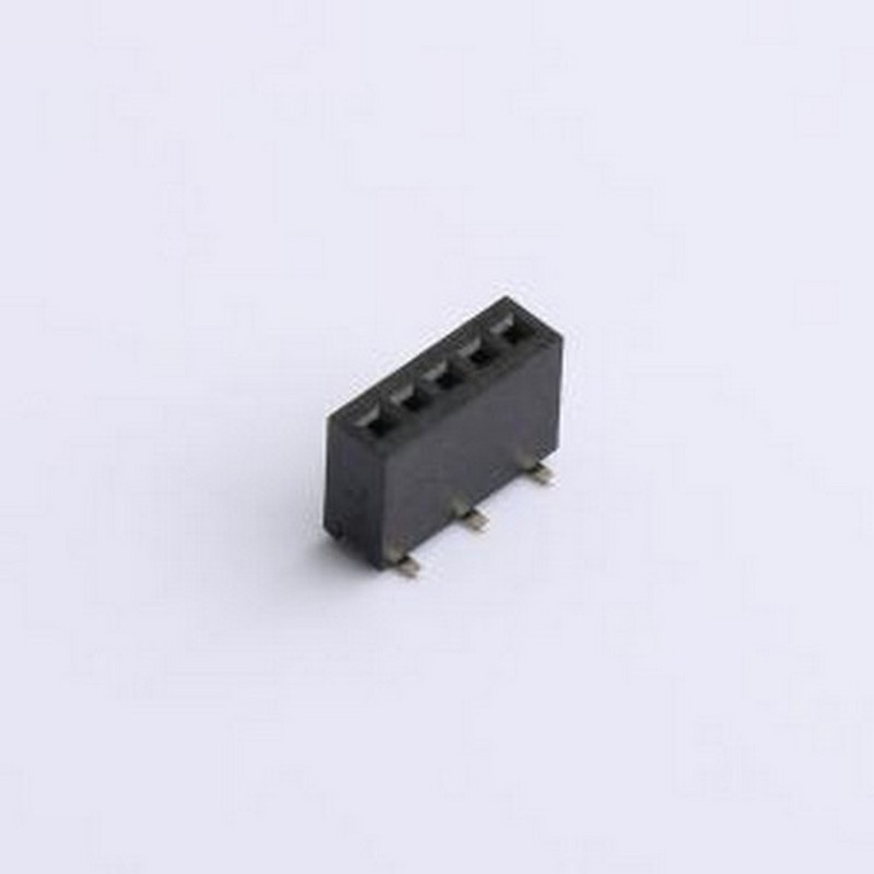 5BIE6-4635-105-W0 排母 1x5P 间距:1.27mm 立贴 SMD,P=1.27mm(交