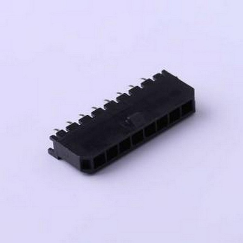 C3030WV-F-08P 线对板针座 1x8P 间距:3mm 直插 黑色 插件,P=3mm