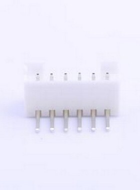 W-2001R06P-N000 线对板针座 系列:PH 间距:2mm 1x6P 弯插,P=2mm