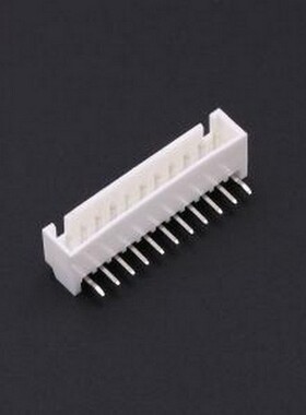 KH-A2504-R-11AWD 线对板针座 间距:2.54mm 1x11P 白色 插件,P=2.