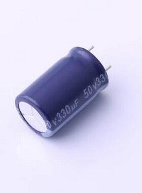 ERR1HM331G16C33T 直插铝电解电容 330uF ±20% 50V 插件,D10xL16