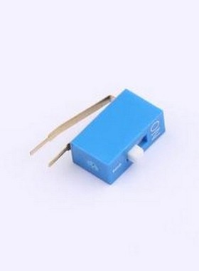 DA-01-B 拨码开关 拨码开关2.54mm间距,弯脚90度侧插 蓝色 1PIN/