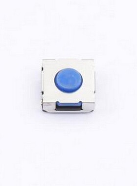 L4G312110 轻触开关 6.2*6.2*3.1 260GF 蓝色软硅胶柄包脚 SMD-4P