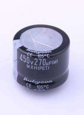 450MXH270MEFASN35X25 牛角型电解电容 270uF ±20% 450V 插件,D3