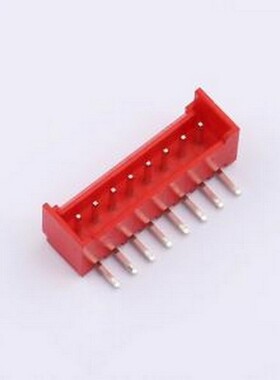 WAFER-XHB254WZ-8AH 线对板针座 XHS红色弯针8P 弯插,P=2.54mm