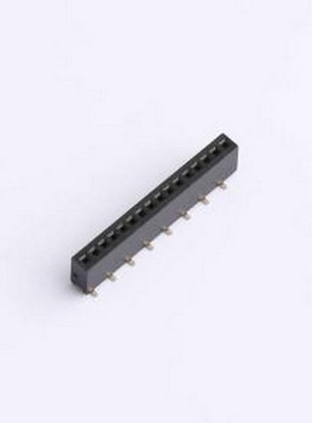 BX-PM1.27-1-16PU-W 排母 1.27FH H4.3 1x16Pin SMT W2.1U型 PC3.