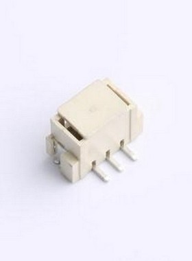 WAFER-XHB2.54-3PLT-W1-P 线对板针座 1x3P 间距:2.54mm 立贴 SMD