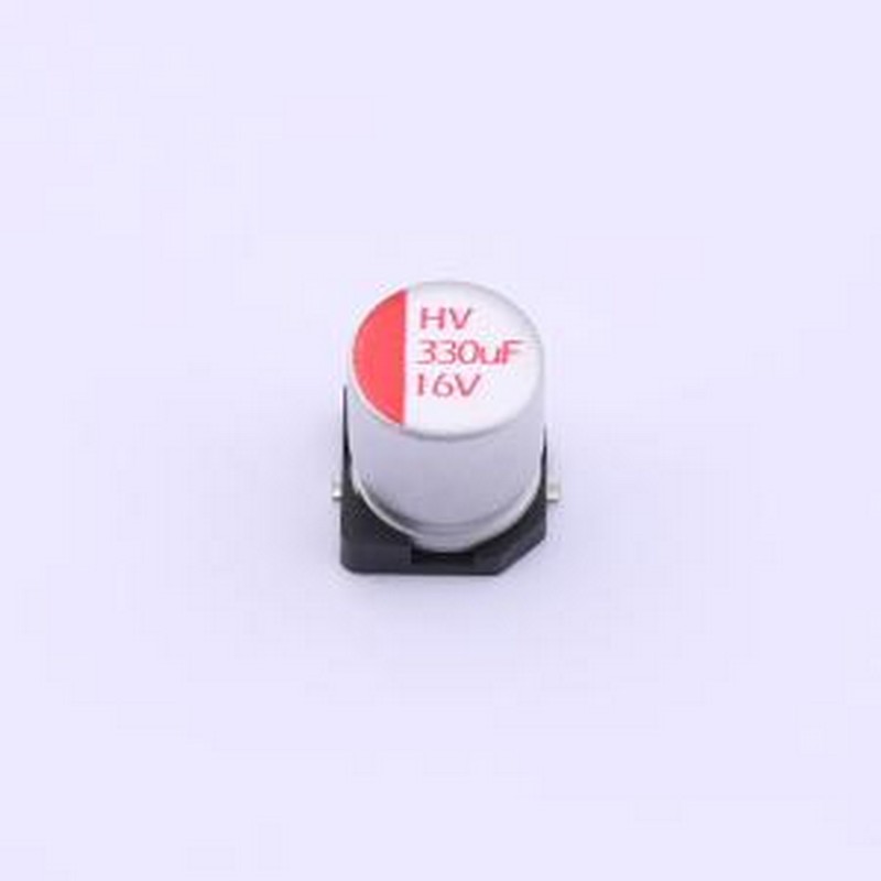 HV1C337M0607PZ 固态电容 330uF ±20% 16V SMD,D6.3xL7.7mm