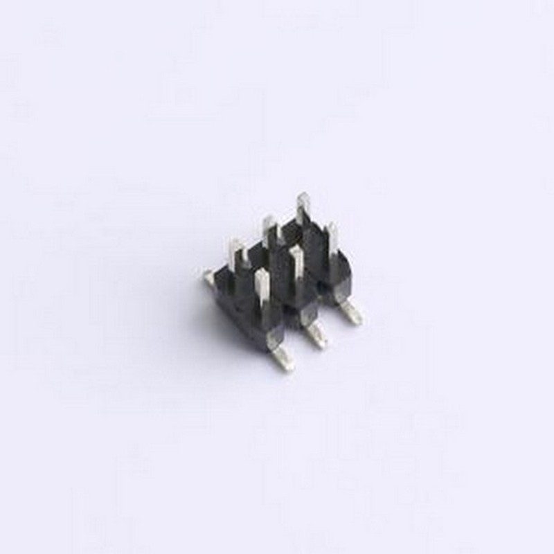 HC-PZ200-8L-2x3PS 排针 间距2.0mm 2x3Pin 立贴 PC6.5 PA3.8 PB2