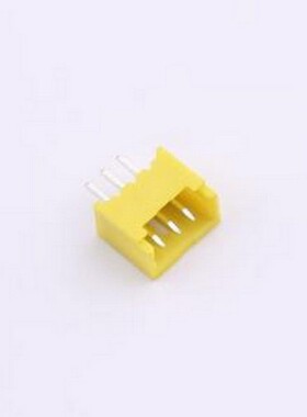 WF-1A125A3P-Y 线对板针座 间距1.25mm 直插 黄色 1x3P 插件,P=1.
