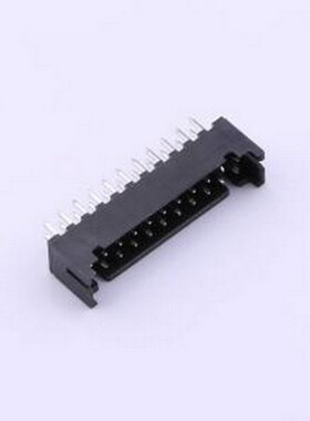 IPCW207W2BNB01V 线对板针座 2x11P 间距:2mm 直插 黑色 插件,P=2