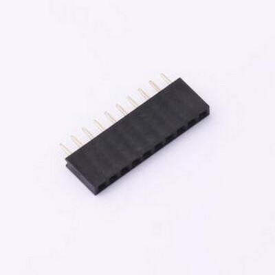 HC-PM200-6.35H-1x10PZ 排母 间距2.0mm 1x10Pin 直插 PC2.8 H6.3