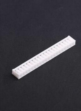 HX25006-20Y 胶壳(线对板/线对线) 1x20P 2.5mm 白色 P=2.5mm