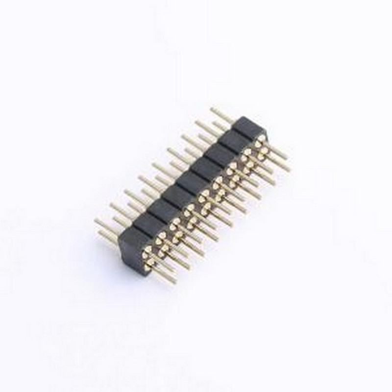 XDZ200C-2-09-Z-2.8-G1 排针 2x9P 间距:2mm 圆针 直插 插件,P=2m