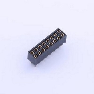 2168T-208SG0CUNT1 排母 间距:2.54mm 2x8P 直插 插件,P=2.54mm