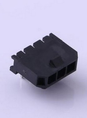 C3030WR-F-03P 线对板针座 1x3P 间距:3mm 弯插 黑色 弯插,P=3mm