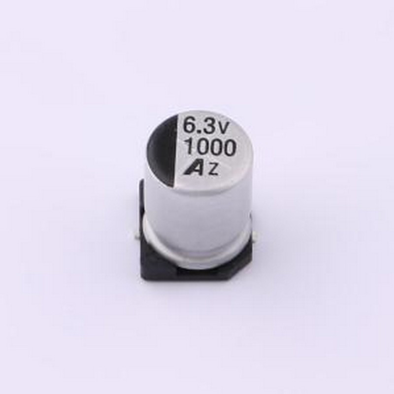 GVZ0J108M0810CN 贴片型铝电解电容 1000uF ±20% 6.3V SMD,D8xL1