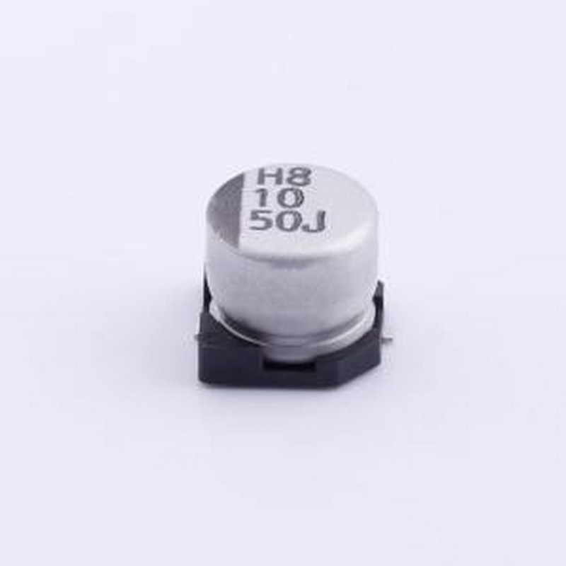 VEJ100M1HTR-0606 贴片型铝电解电容 10uF ±20% 50V SMD,D6.3xL5