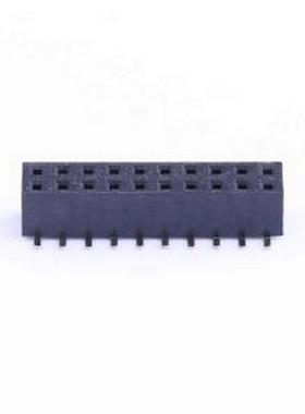 B-2202N20P-B121 排母 间距:2mm 2x10P 黑色 SMD,P=2mm