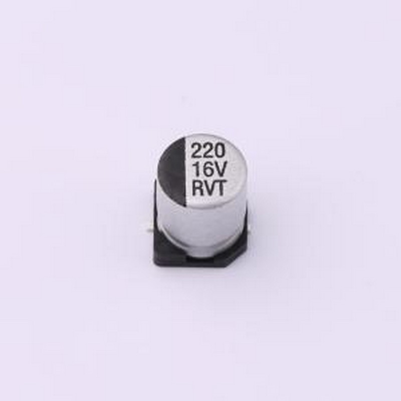 RVT1C221M0607 贴片型铝电解电容 220uF ±20% 16V SMD,D6.3xL7.7