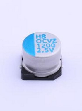 OVZ122M0ETR-1008 固态电容 1200uF ±20% 2.5V SMD,D10xL7.7mm
