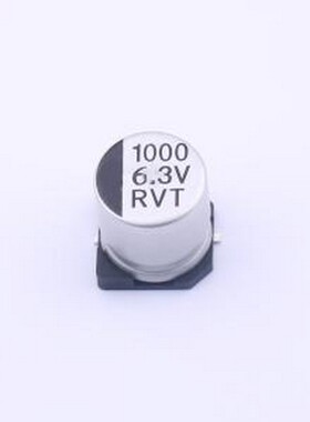RVT0J102M1010 贴片型铝电解电容 1000uF ±20% 6.3V SMD,D10xL10